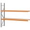 Weitspannregal Anbauregal FORTIS, 2.000×2.250×500 mm, Spanplatte