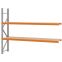 Weitspannregal Anbauregal FORTIS, 2.000×2.500×500 mm, Spanplatte