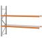 Weitspannregal Anbauregal FORTIS, 2.000×2.500×600 mm, verzinkt