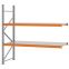 Weitspannregal Anbauregal FORTIS, 2.000×2.000×800 mm, verzinkt