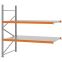 Weitspannregal Anbauregal FORTIS, 2.000×2.000×1.000 mm, verzinkt