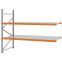 Weitspannregal Anbauregal FORTIS, 2.000×2.500×1.000 mm, verzinkt