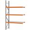 Weitspannregal Anbauregal FORTIS, 2.500×1.500×500 mm, verzinkt