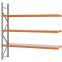 Weitspannregal Anbauregal FORTIS, 2.500×2.500×500 mm, verzinkt
