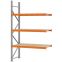 Weitspannregal Anbauregal FORTIS, 2.500×1.500×600 mm, Spanplatte