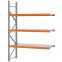 Weitspannregal Anbauregal FORTIS, 2.500×1.750×600 mm, verzinkt