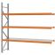 Weitspannregal Anbauregal FORTIS, 2.500×2.500×600 mm, verzinkt
