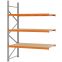 Weitspannregal Anbauregal FORTIS, 2.500×1.750×800 mm, Spanplatte