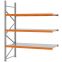 Weitspannregal Anbauregal FORTIS, 2.500×2.000×800 mm, verzinkt