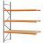 Weitspannregal Anbauregal FORTIS, 2.500×2.000×800 mm, Spanplatte