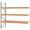 Weitspannregal Anbauregal FORTIS, 2.500×2.500×800 mm, Spanplatte