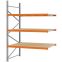 Weitspannregal Anbauregal FORTIS, 2.500×1.750×1.000 mm, Spanplatte