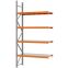Weitspannregal Anbauregal FORTIS, 3.000×1.500×500 mm, verzinkt