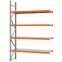 Weitspannregal Anbauregal FORTIS, 3.000×2.000×500 mm, verzinkt