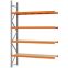 Weitspannregal Anbauregal FORTIS, 3.000×2.000×500 mm, Spanplatte