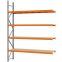 Weitspannregal Anbauregal FORTIS, 3.000×2.250×500 mm, Spanplatte