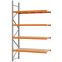 Weitspannregal Anbauregal FORTIS, 3.000×1.750×600 mm, Spanplatte
