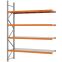 Weitspannregal Anbauregal FORTIS, 3.000×2.250×600 mm, verzinkt