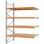 Weitspannregal Anbauregal FORTIS, 3.000×2.000×1.000 mm, Spanplatte
