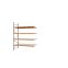 Weitspannregal Anbauregal FORTIS, 3.000×2.250×1.000 mm, verzinkt