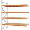 Weitspannregal Anbauregal FORTIS, 3.000×2.500×1.000 mm, Spanplatte
