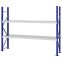 Weitspannregal Grundregal FORTIS, 2.000×2.500×800 mm, verzinkt
