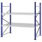 Weitspannregal Grundregal FORTIS, 2.000×2.000×1.000 mm, verzinkt