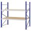 Weitspannregal Grundregal FORTIS, 2.000×2.000×1.000 mm, Spanplatte
