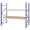 Weitspannregal Grundregal FORTIS, 2.000×2.250×1.000 mm, Spanplatte