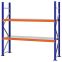 Weitspannregal Grundregal FORTIS, 2.000×2.000×500 mm, verzinkt