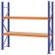 Weitspannregal Grundregal FORTIS, 2.000×2.000×500 mm, Spanplatte