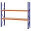 Weitspannregal Grundregal FORTIS, 2.000×2.250×500 mm, Spanplatte