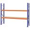 Weitspannregal Grundregal FORTIS, 2.000×2.500×500 mm, Spanplatte