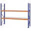 Weitspannregal Grundregal FORTIS, 2.000×2.500×600 mm, verzinkt