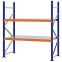 Weitspannregal Grundregal FORTIS, 2.000×1.750×800 mm, verzinkt