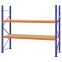 Weitspannregal Grundregal FORTIS, 2.000×2.250×800 mm, Spanplatte