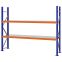 Weitspannregal Grundregal FORTIS, 2.000×2.500×800 mm, verzinkt