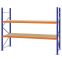 Weitspannregal Grundregal FORTIS, 2.000×2.500×1.000 mm, Spanplatte