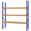 Weitspannregal Grundregal FORTIS, 2.500×2.250×500 mm, Spanplatte