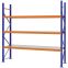 Weitspannregal Grundregal FORTIS, 2.500×2.500×600 mm, verzinkt