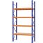 Weitspannregal Grundregal FORTIS, 3.000×1.500×500 mm, Spanplatte