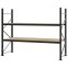 Weitspannregal Grundregal FORTIS, 2.000×2.500×800 mm, Spanplatte