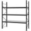Weitspannregal Grundregal FORTIS, 2.500×2.250×800 mm, verzinkt