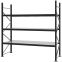 Weitspannregal Grundregal FORTIS, 2.500×2.500×800 mm, verzinkt