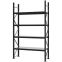 Weitspannregal Grundregal FORTIS, 3.000×1.750×500 mm, verzinkt