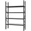 Weitspannregal Grundregal FORTIS, 3.000×2.000×500 mm, verzinkt