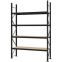 Weitspannregal Grundregal FORTIS, 3.000×2.000×500 mm, Spanplatte