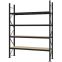 Weitspannregal Grundregal FORTIS, 3.000×2.250×500 mm, Spanplatte
