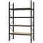 Weitspannregal Grundregal FORTIS, 3.000×1.750×600 mm, Spanplatte