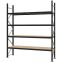 Weitspannregal Grundregal FORTIS, 3.000×2.500×600 mm, Spanplatte